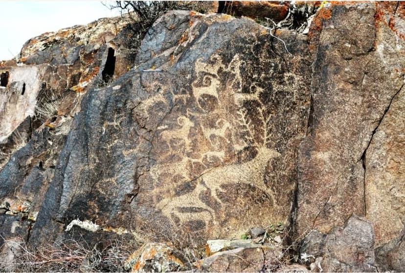 Карта страны Казахстан