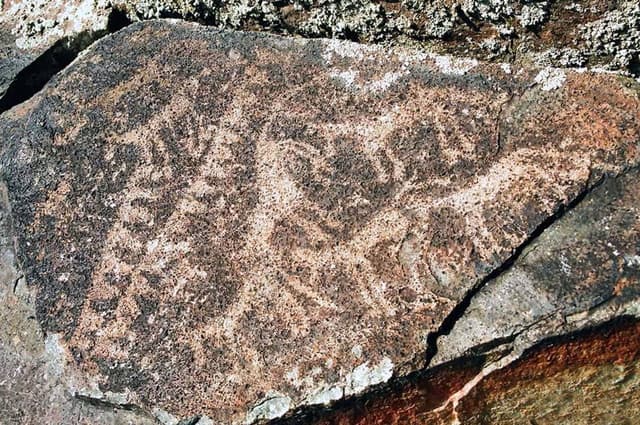 Миниатюра Петроглифы Башкызылсая